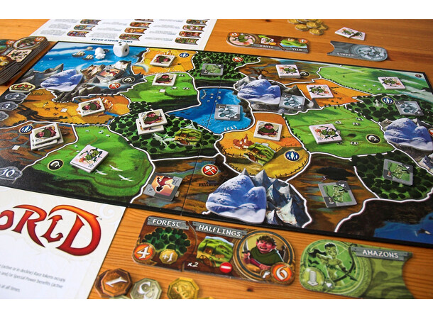 Small World Brætspil - Dansk Dansk udgave 